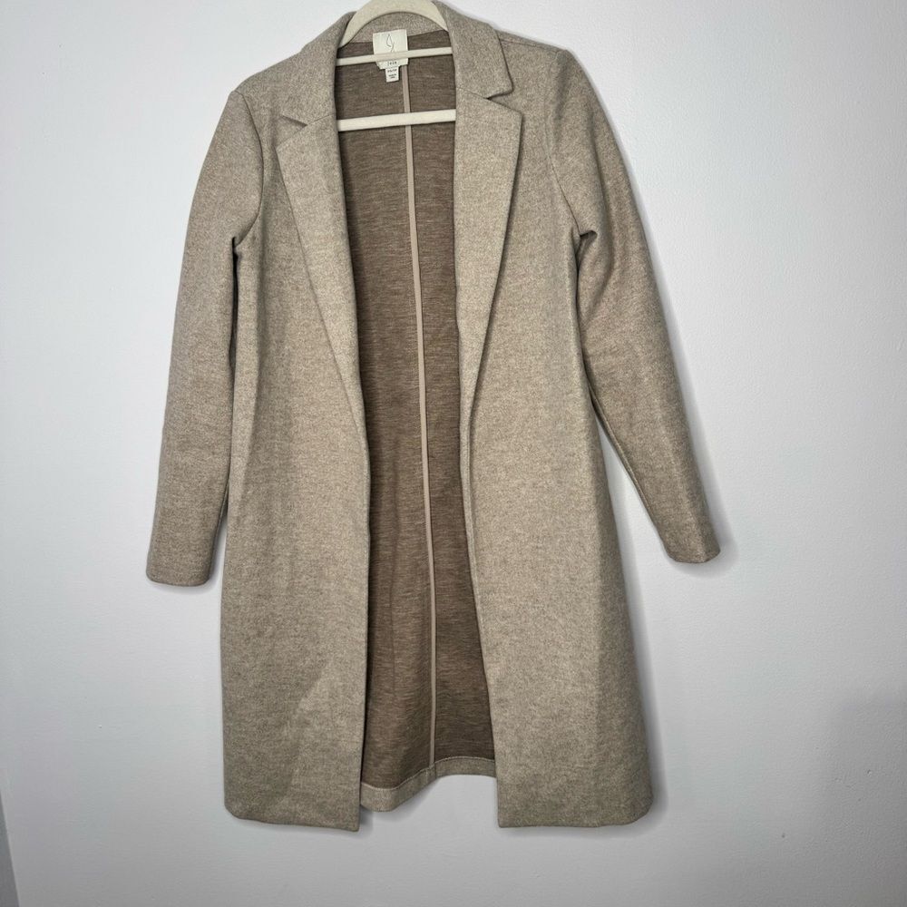 Joie tan trench coat size XS